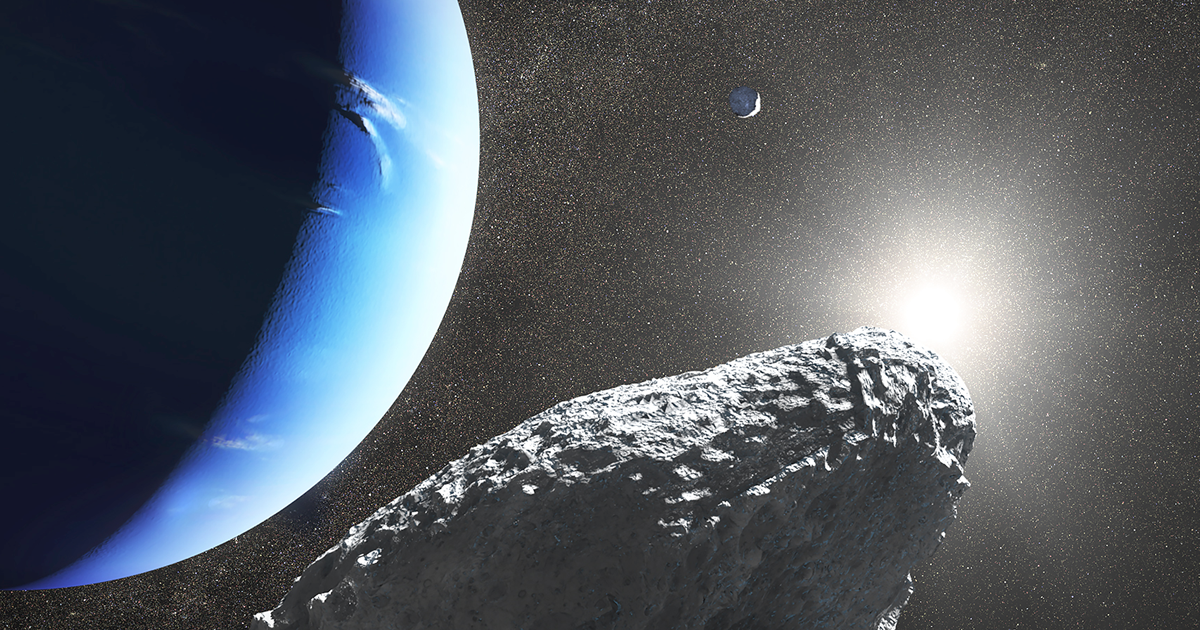 Researchers have finally figured out why Hippocamp, a tiny moon orbiting Neptune, is able to exist despite its close proximity to a much-larger moon.