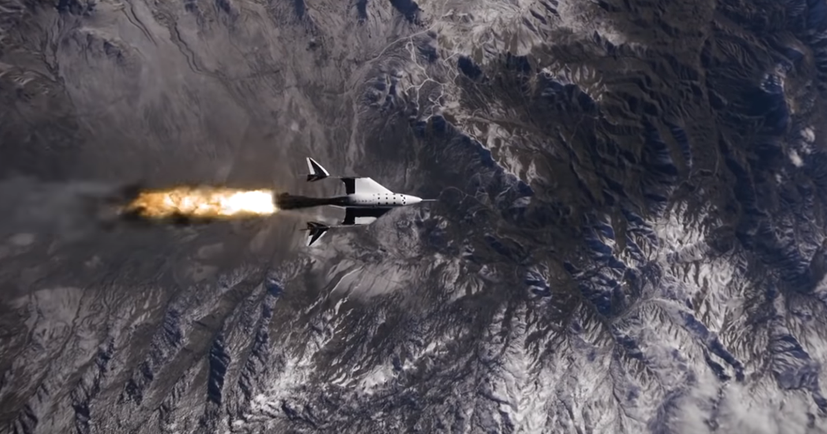 Virgin Galactic released some incredible high-definition footage of its space plane VSS Unity's second flight into space.