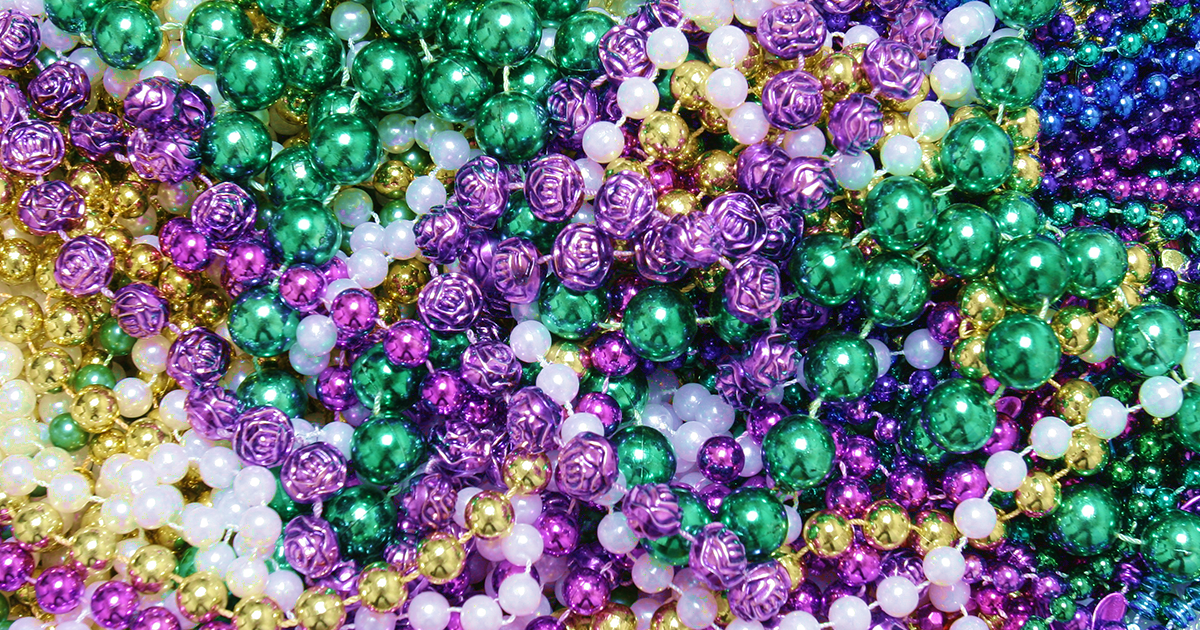 Researchers from Lousiana State University (LSU) have developed biodegradable Mardi Gras beads produced from algae that could reduce festival waste.