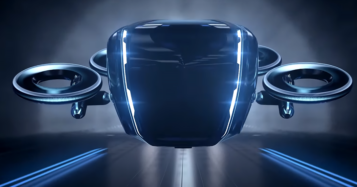 Goodyear unveiled a concept tire that rotates to give lift to a flying car at the 2019 Geneva International Motor Show on Tuesday.