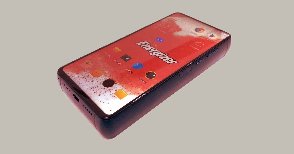 A newly unveiled Energizer smartphone supposedly contains "the highest capacity battery ever seen in a smartphone" — but it's also incredibly big.