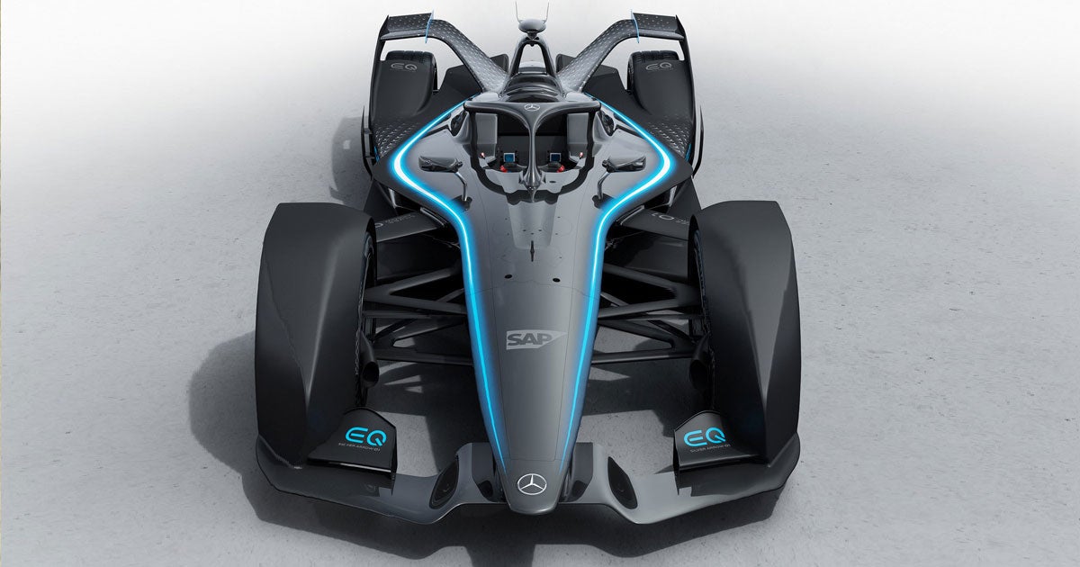 Mercedes-Benz just revealed its first all-electric racecar for the upcoming Formula E series at the 2019 Geneva Motor Show.