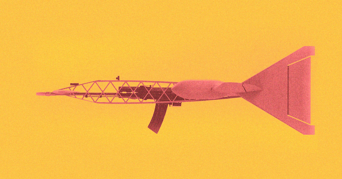 A 2018 patent suggests a Russian arms maker has invented a flying drone that features a rifle that's very reminiscent of Kalashnikov's iconic AK-47.