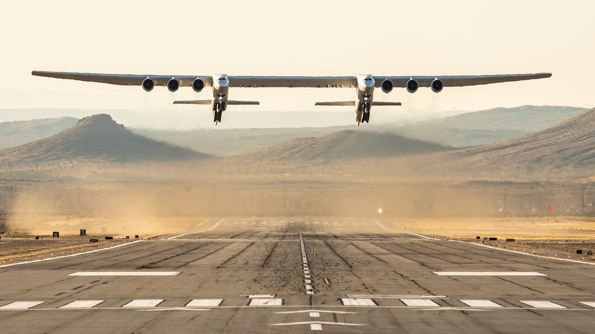The Stratolaunch, the world's biggest airplane, just completed its first test flight, putting us one step closer to cheaper launches into space.