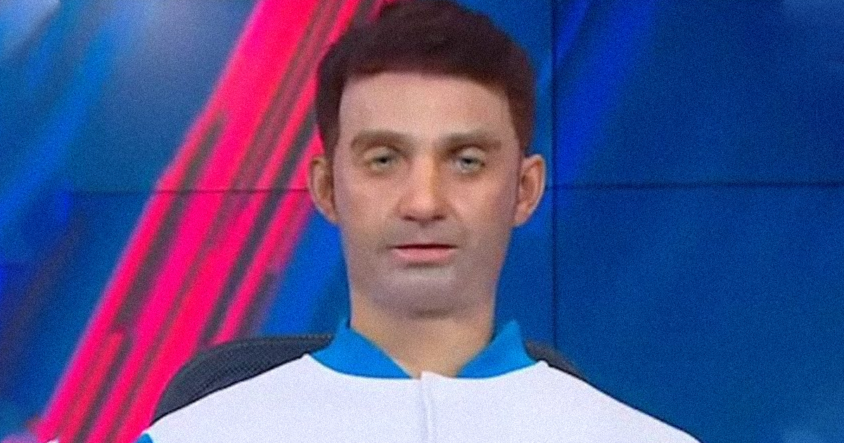 A humanoid robot TV news anchor dubbed Alex just read the news on Russia 24, a state-owned television channel, yesterday.
