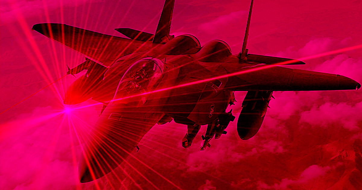Last month, the Air Force tested a new anti-missile laser weapon that it hopes to equip onto fighter jets by 2021. For now, it's still too big.
