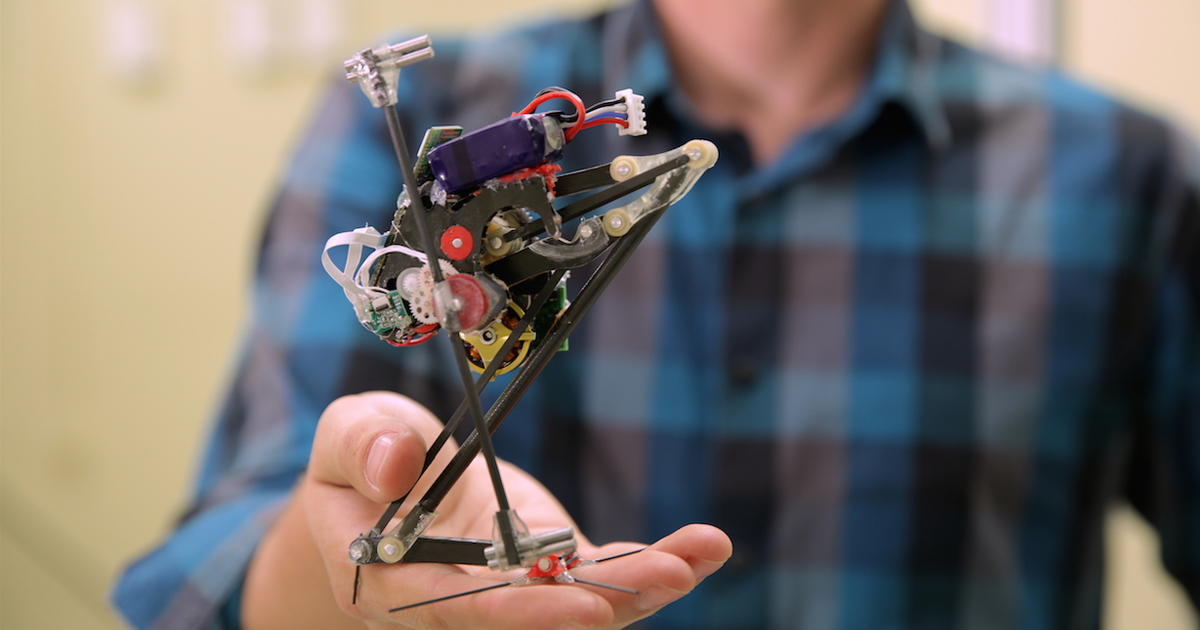 UC Berkeley's Salto robot is fast, agile, and smart — traits that would make the bot terrifying if it weren't less than a foot tall.