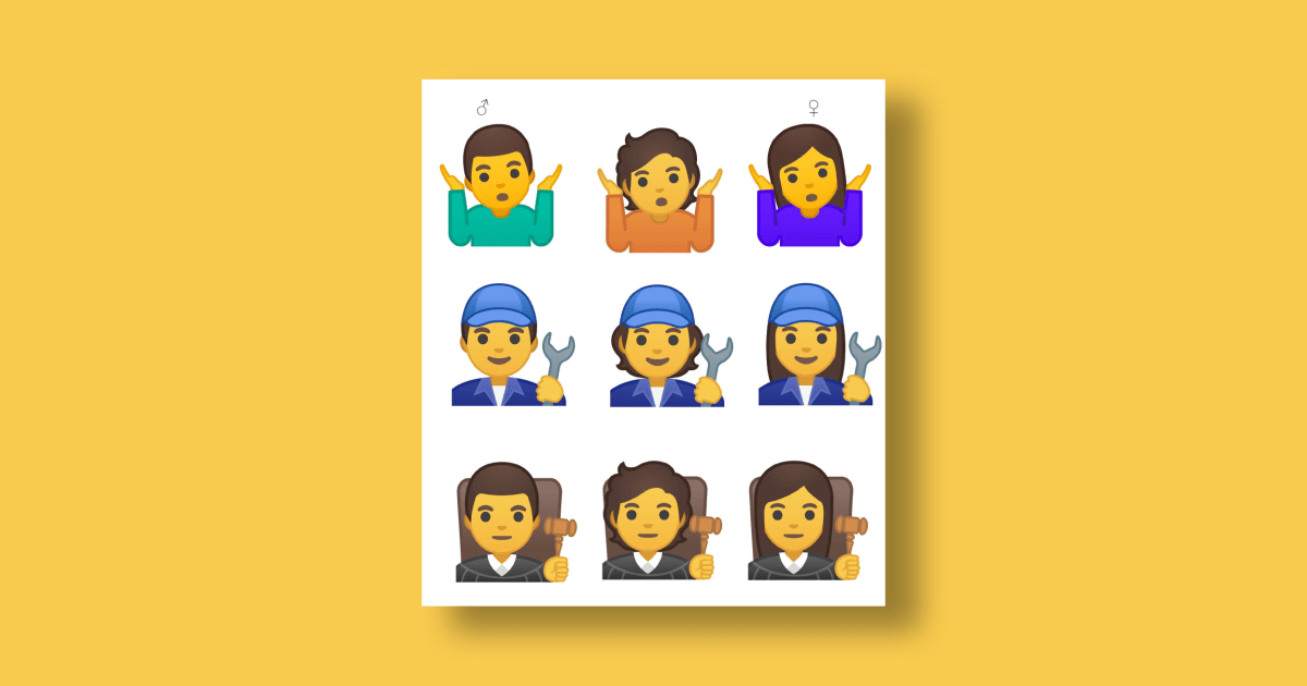 Google is launching a series of gender-fluid emoji for its smartphones, the latest example of efforts to make the tiny symbols more inclusive.