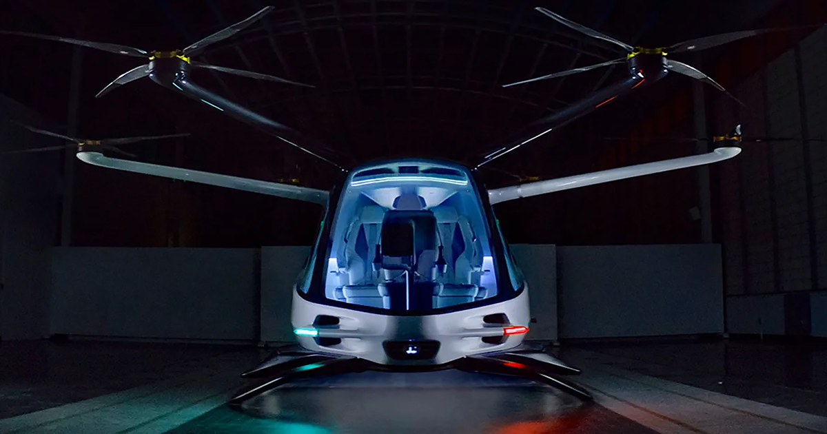 startup Alaka'i has designed a flying car that the company touts as the "first air mobility vehicle powered by hydrogen fuel cells."