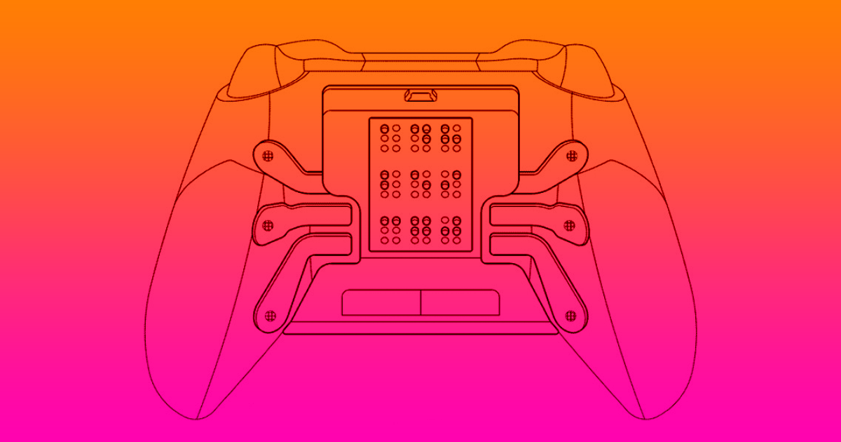 A new Microsoft patent shows an Xbox controller with a live Braille display to help visually impaired gamers get the full experience of a game or live chat.