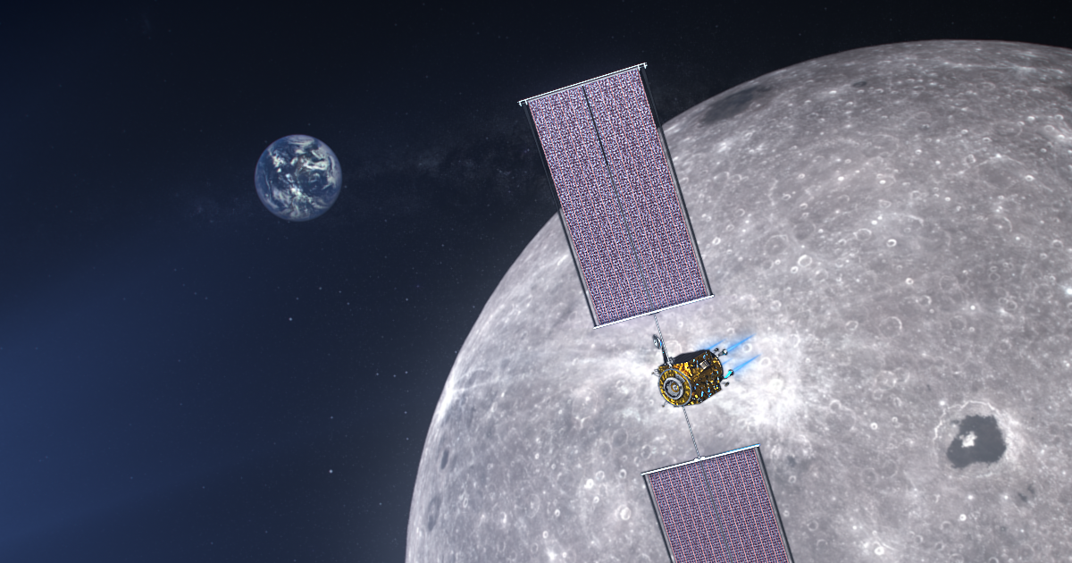 NASA has awarded Maxar Technologies a contract worth a maximum of $375 million to build the lunar Gateway's power and propulsion element.