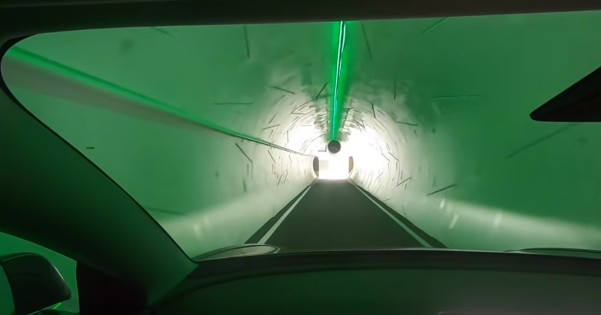 Two Tesla Model 3s race in a new Boring Company video, with one taking the surface streets and the other opting for the company's underground tunnel.