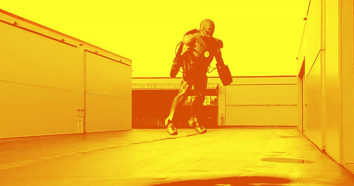 Former "Mythbusters" co-host Adam Savage just showed off an incredible-looking, 3D-printed titanium Iron Man suit — and yes, it can fly.