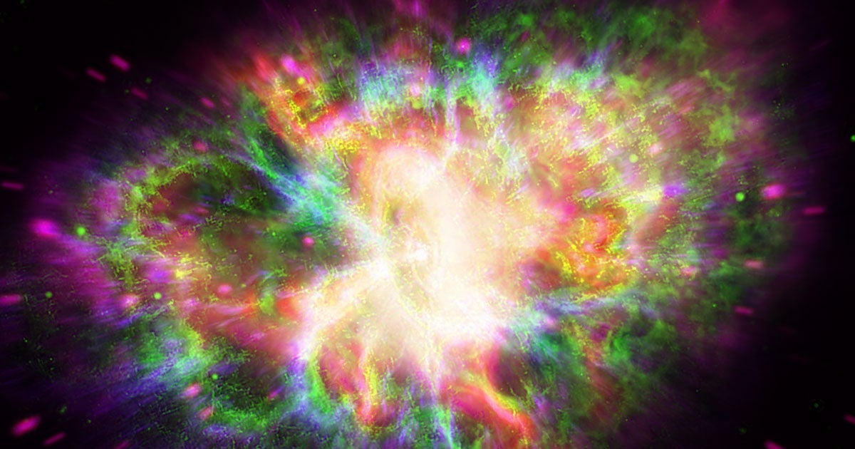The Tibet Air Shower Array has detected extremely high-energy photons from the Crab Nebula, which is some 6,500 light-years away from Earth.