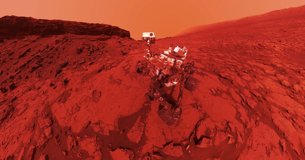 NASA's Curiosity Rover just found methane readings at a Martian site to be three times as high as the previously record level — posssibly a sign of life.