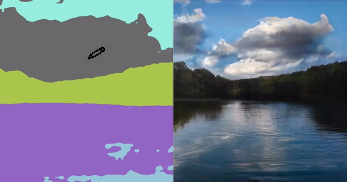 NVIDIA researchers have released an online demo for GauGAN, an AI-powered app that transforms crudely drawn images into photorealistic landscapes.
