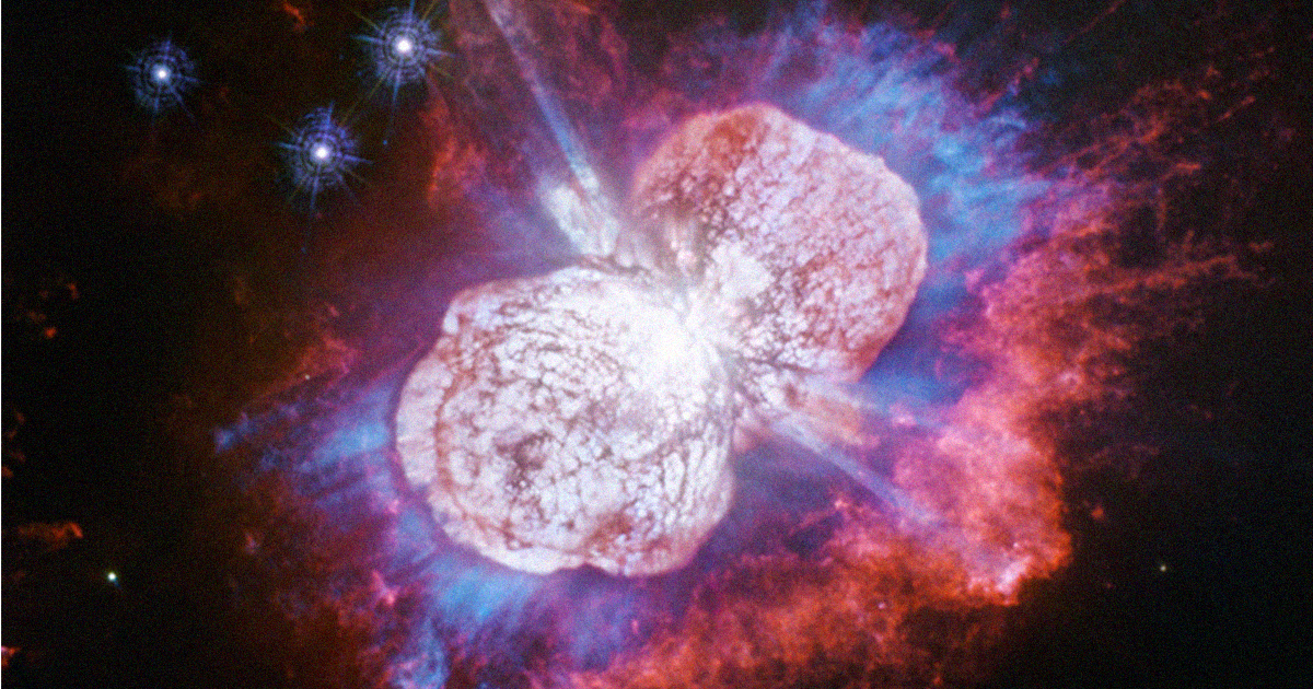 The most extravagant Fourth of July fireworks can't hold a candle to the stunning cosmic fireworks display the Hubble telescope has captured.