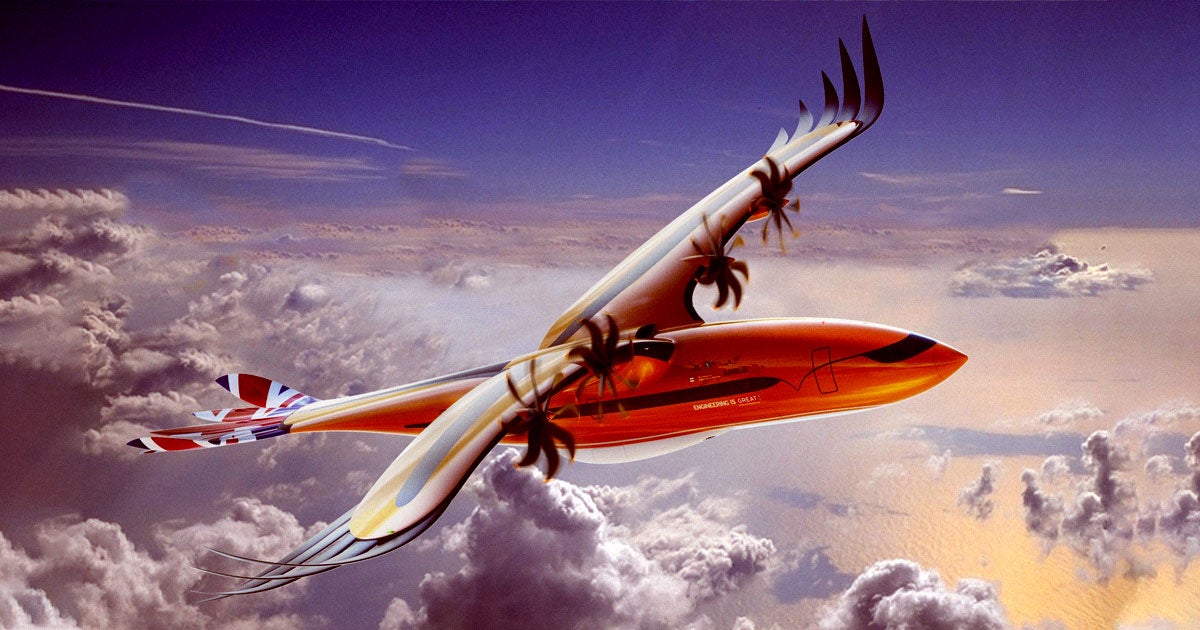 Airbus has unveiled a new airplane design inspired by birds of prey, and it hopes the wild-looking concept will inspire the next generation of engineers.