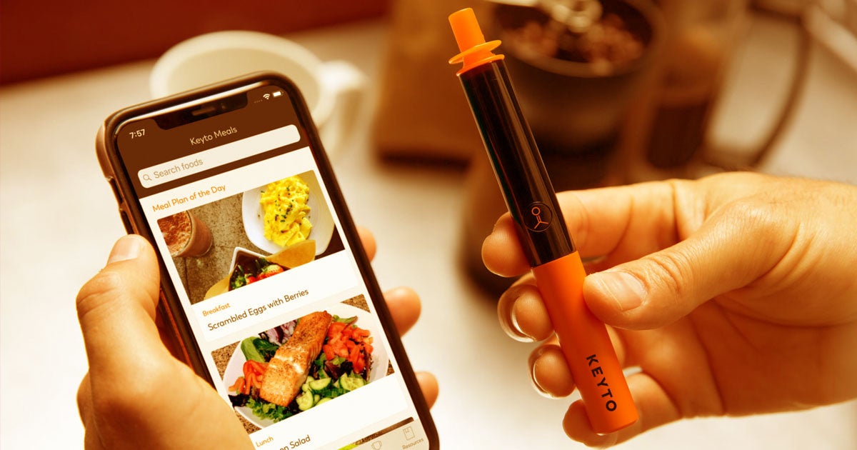 A new breathalyzer called the Keyto can help people on the keto diet track how well they're doing at cutting carbs out of their diets.