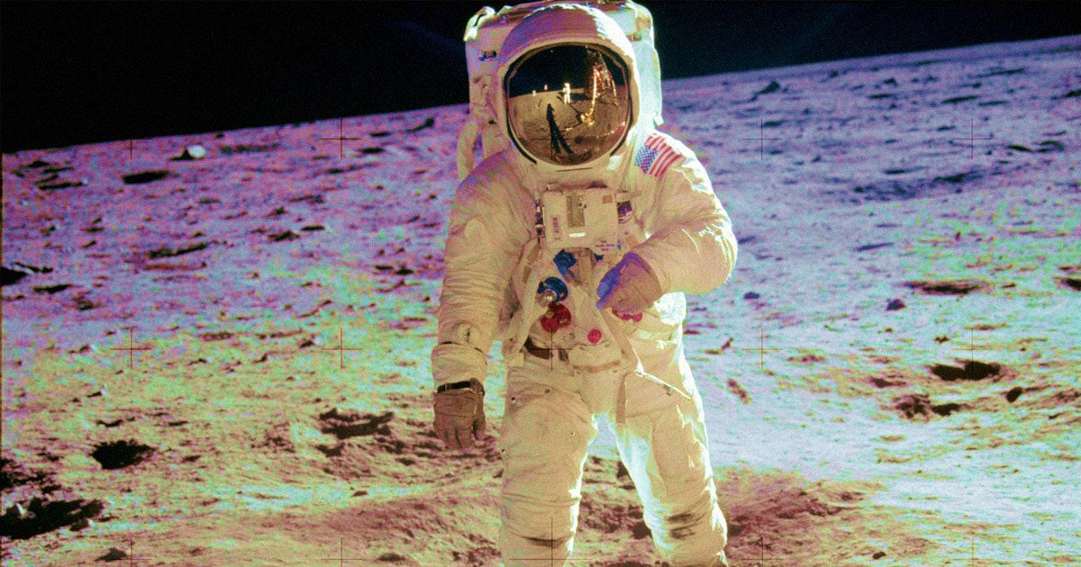 Unrestored tapes of the first Moon walk just sold for more than $1.8 million at auction — more than 8,000 times the price paid by their owner in 1976.
