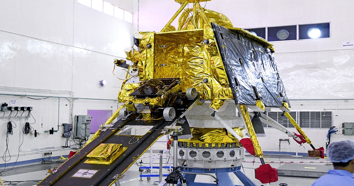 India is getting ready to launch its first-ever lunar lander mission called Chandrayaan 2 on Sunday, including an orbiter, lander, and rover.