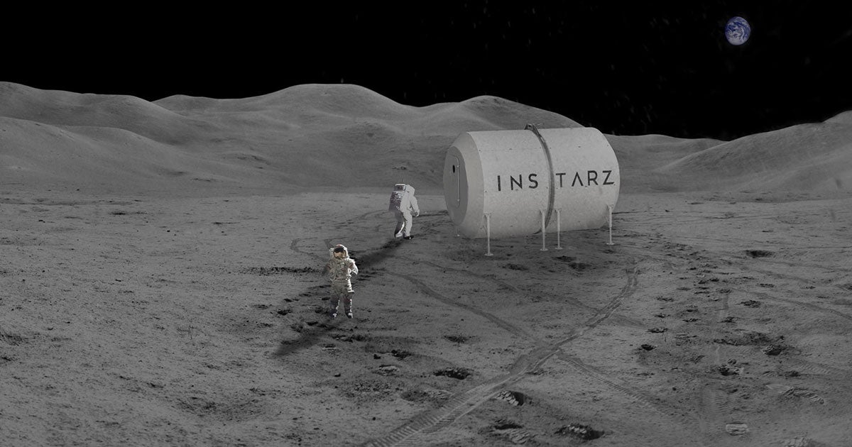 A Puerto Rican startup called Instarz plans on building a self-assembling, self-sustaining Moon habitat that can support eight astronauts for a year.