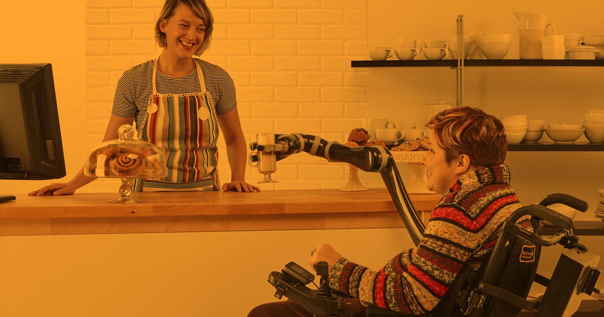 A robot arm called the Jaco can attach to the wheelchairs of people with limited upper mobility and help them better manage everyday tasks.