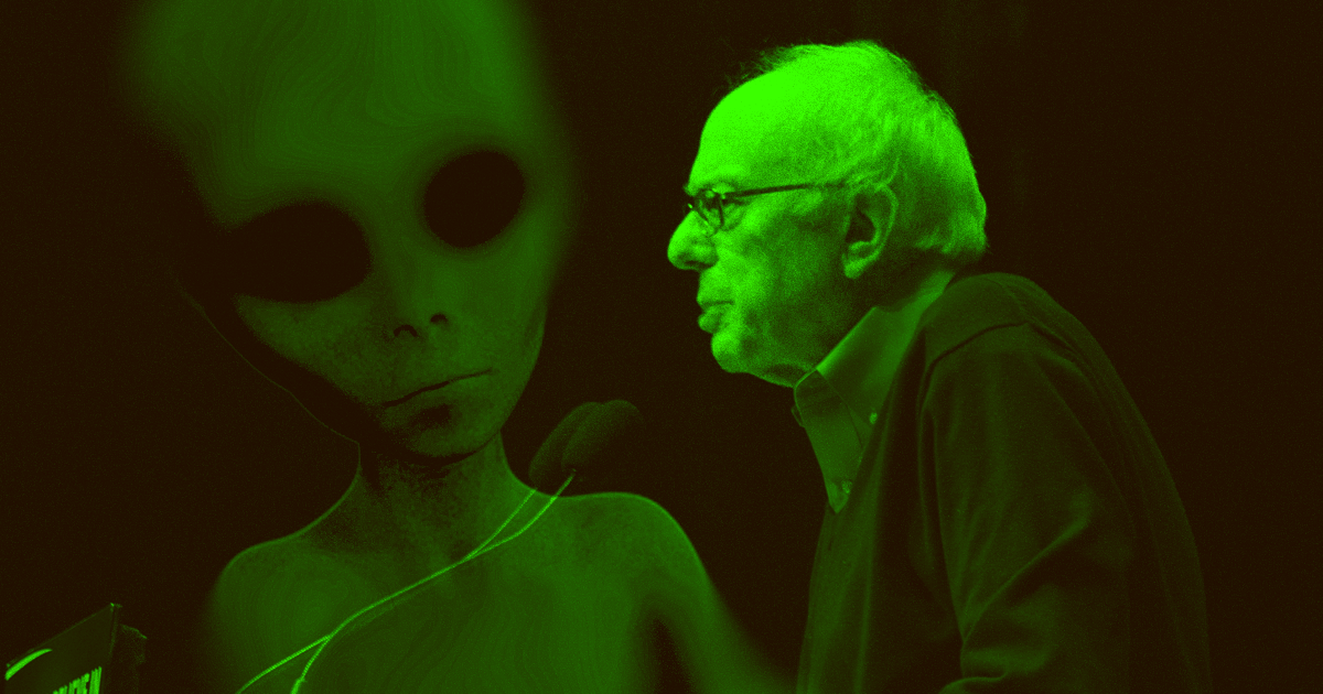 During an episode of Joe Rogan's podcast, Bernie Sanders promised he'd tell the public about alien life if he was elected president.
