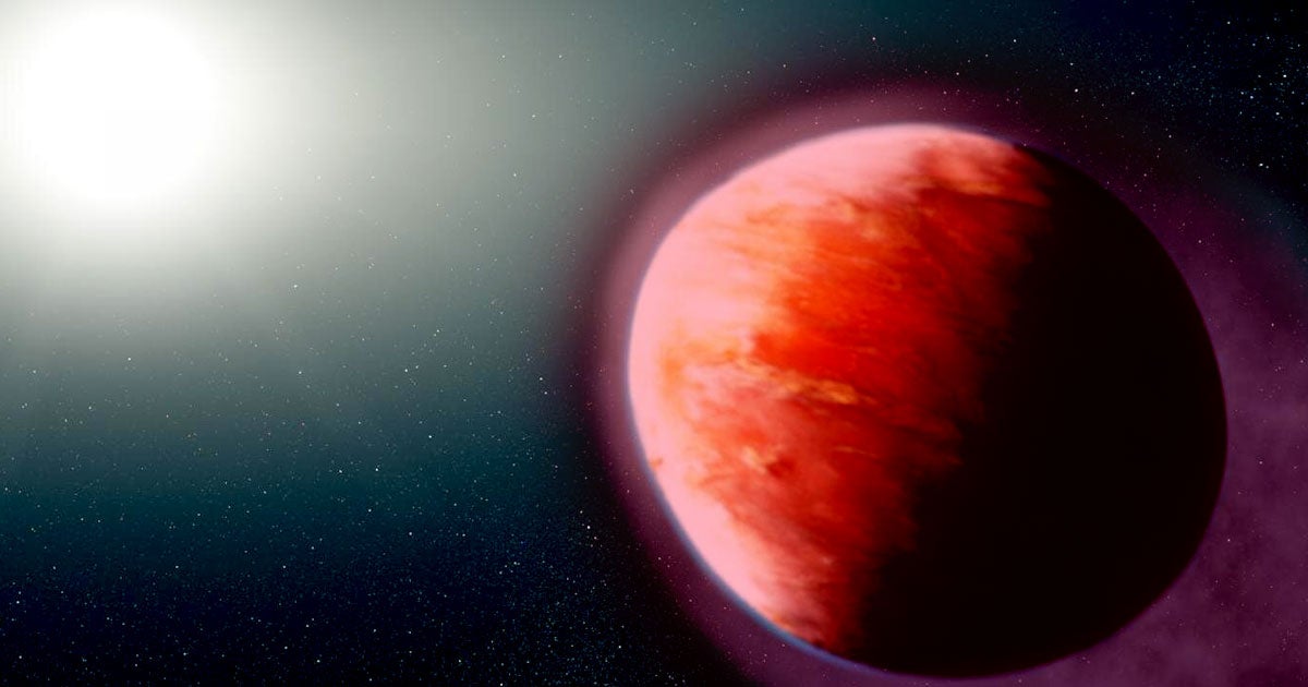 Astronomers have found that a distant exoplanet is so drawn by the gravitational pull from its host star, it's being deformed into the shape of a football.