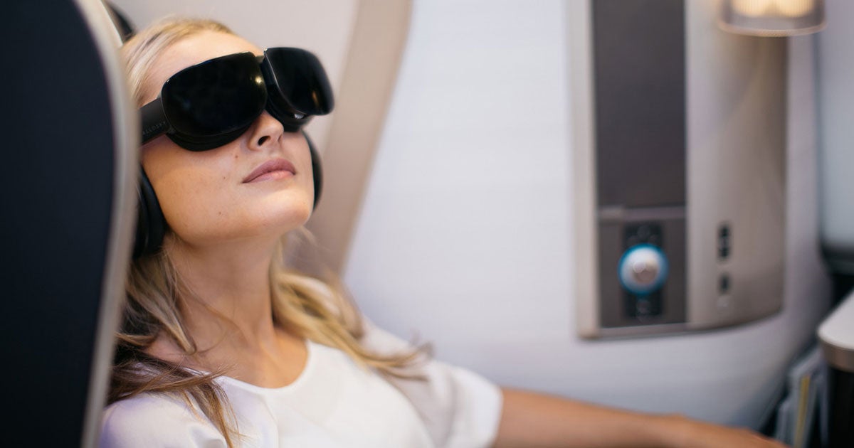 British Airways is testing a range of new VR entertainment features for select first class flights between London's Heathrow airport and JFK in New York.