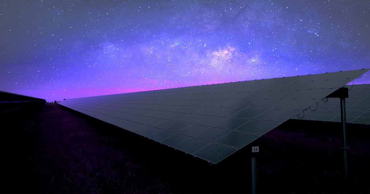 An electrical engineer at the University of California in LA, has come up with a device that can harness electricity from a dark night sky to power an LED.