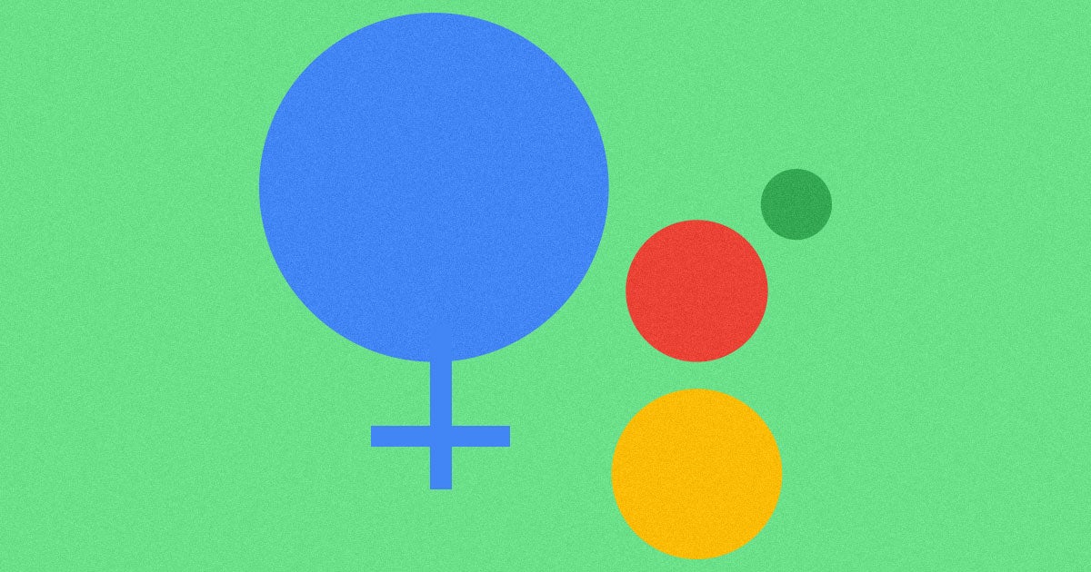 Google Assistant was initially supposed to have a male-sounding voice, according to Google, but the technology at the time didn't cooperate.