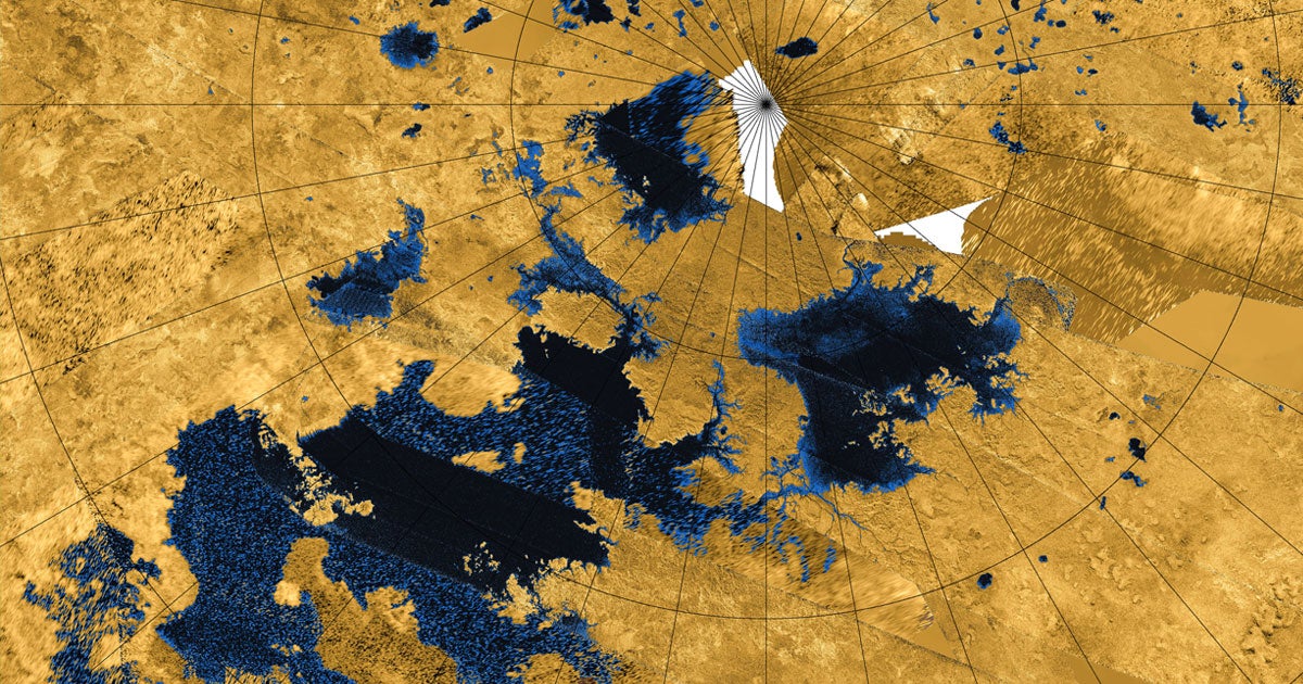 Scientists are suggesting that the methane-filled lakes on the surface of Saturn's largest moon Titan could have been formed by massive explosions.