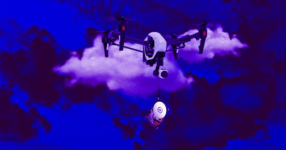 A critic of Russian President Vladimir Putin used a drone to fly his electronics out of his high-rise apartment prior to a police raid on his home.