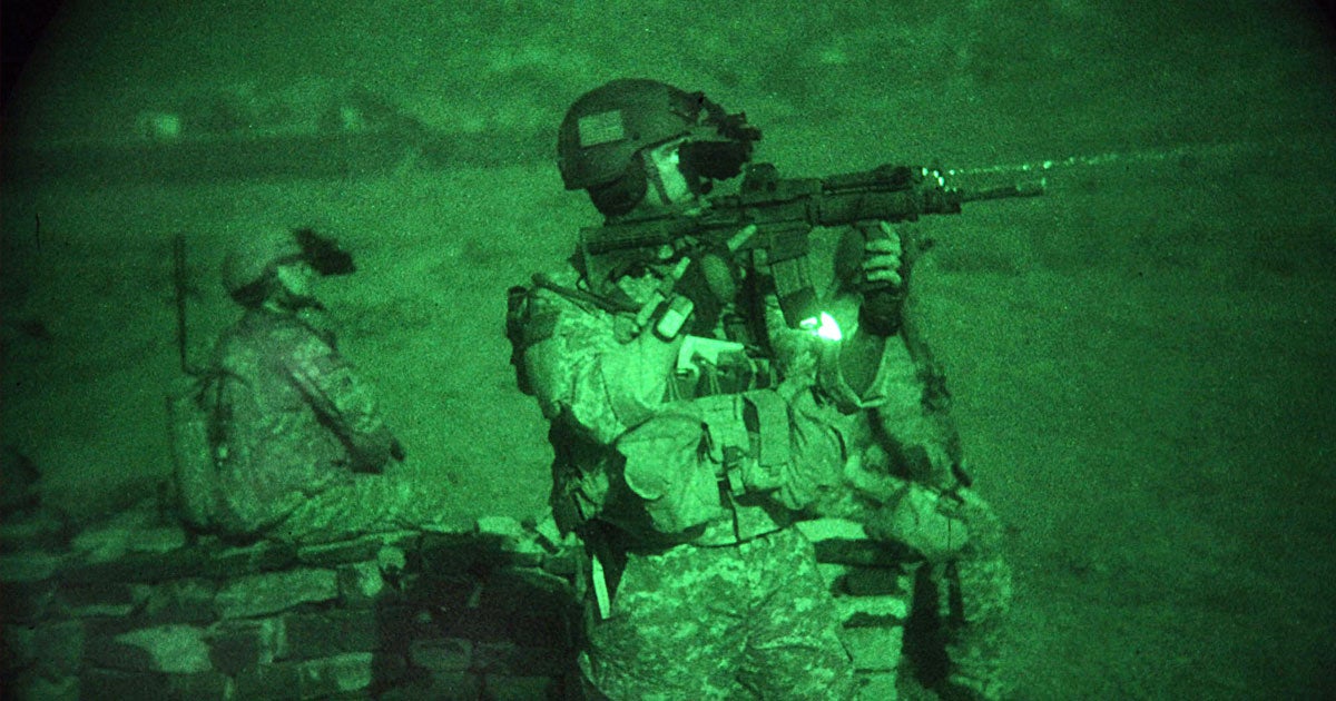 The U.S. military might use injections of nanoparticles to give soliders night vision capabilities without the need for bulky goggles, says scientist.
