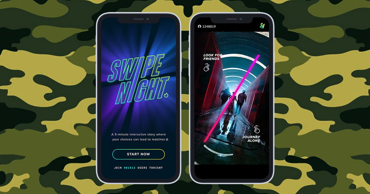 Tinder is about to launch a weekly apocalypse-themed event called Swipe Night that matches people based on how they play a choose-your-own-adventure game.