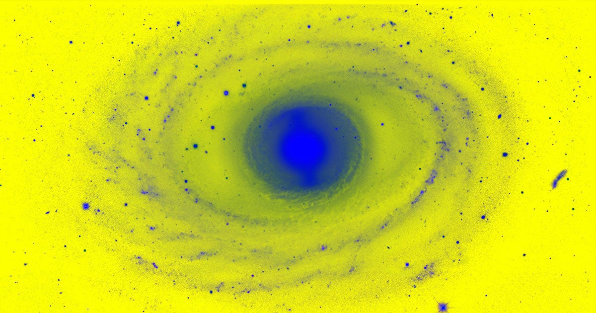 New calculations of the universe's outward expansion only make sense if it turns out that some black holes are actually giant blobs of dark energy.