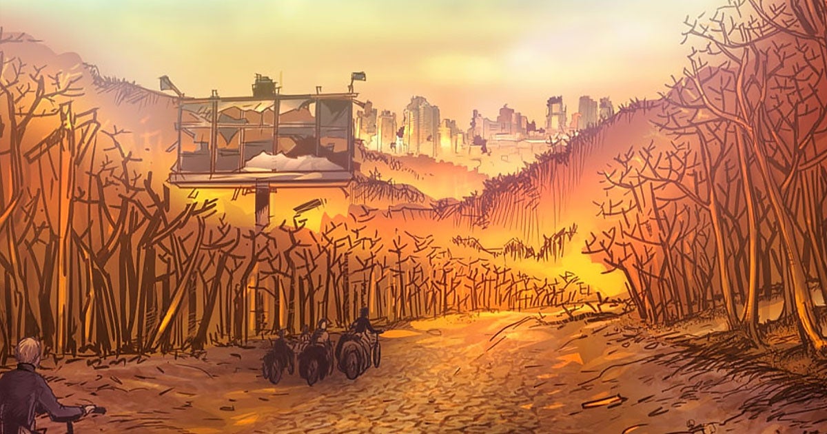 A free-to-play video game like Oregon Trail called "Climate Trail" imagines an apocalyptic world in which we failed to fight climate change.