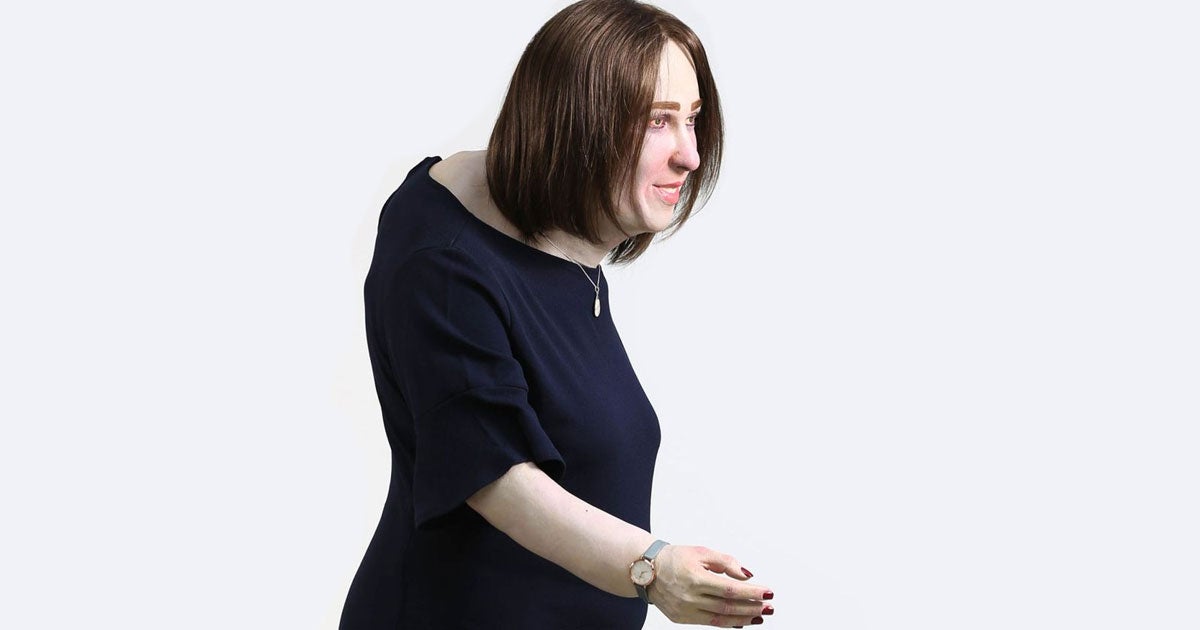 Emma is a life-sized doll designed to show what U.K. office workers could look like in 20 years if changes aren't made to the workplace environment.