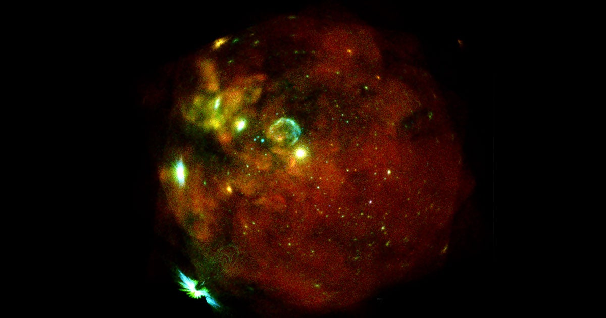 Scientists just publicly presented the first ever images of the German space agency's (DLR) X-ray telescope eROSITA. And they're magnificent.