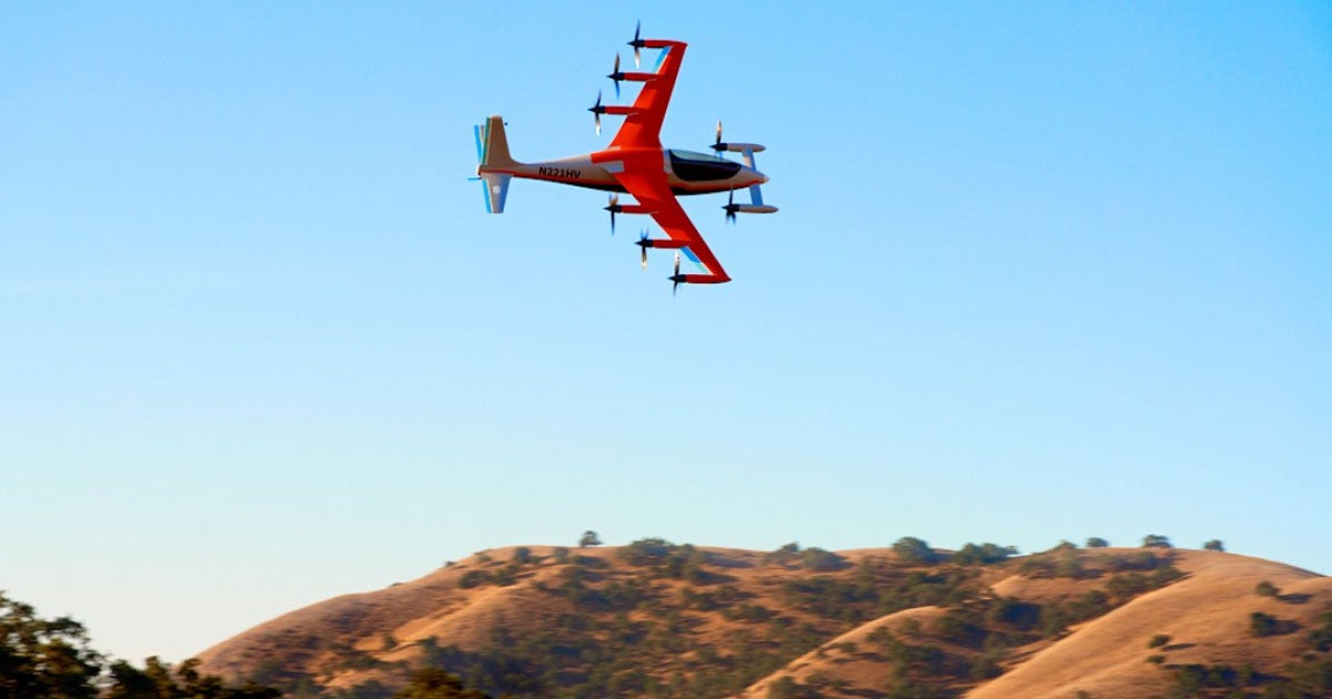 Flying car startup Kitty Hawk has revealed Heaviside, an electric aircraft that's "roughly 100 times quieter than a regular helicopter."