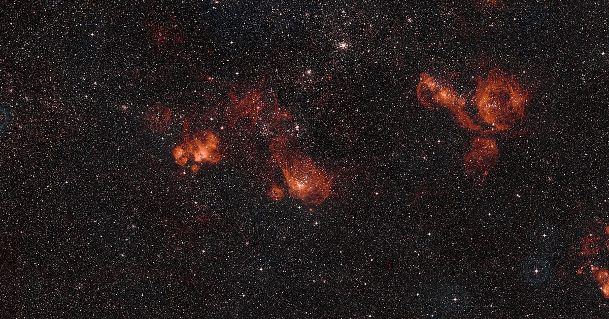 At least six of the smaller galaxies orbiting the Milky Way were stolen from one of its other satellites, according to new research.