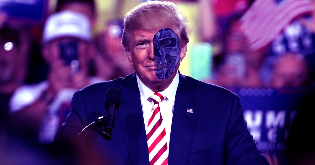 An AI text generator trained on real speeches by President Donald Trump fooled quiz participants with its output more than half the time.
