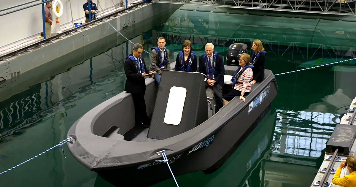 The world's largest 3D-printed boat took just 72 hours to construct using the world's largest 3D printer — and it didn't even push the device to its limits.