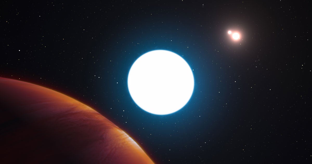 A team of Harvard astronomers have spotted a rocky planet with three suns, which greatly increases its chance of having its own atmosphere.