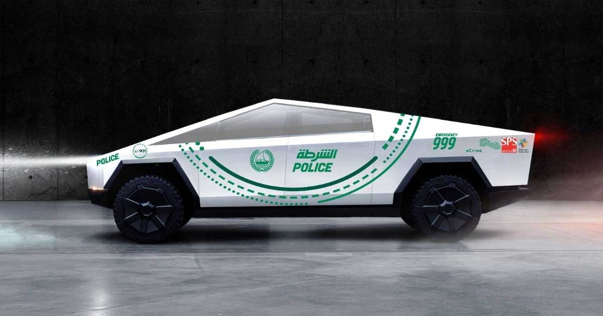 To the surprsie of nobody, the Dubai Police department is officially planning on adding Tesla Cybertrucks to its fleet.