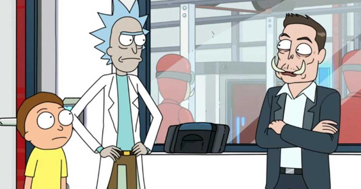 During the latest episode of animated series "Rick and Morty," the titular characters meet Elon Tusk, an alternate reality version of Elon Musk.