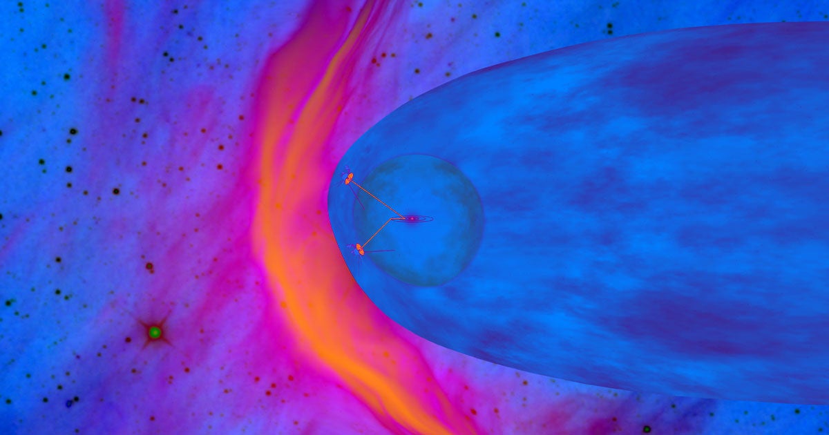 New research suggests that a fiery layer of super-hot plasma marks the transition between our solar system and interstellar space.