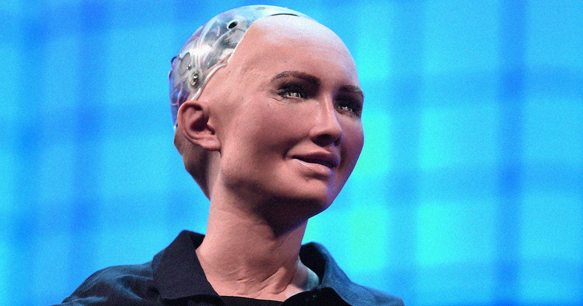 Asked whether it's ever been in love, Sophia the Robot told the crowd at the 2019 Web Summit that "No. I don't do sexual activities."