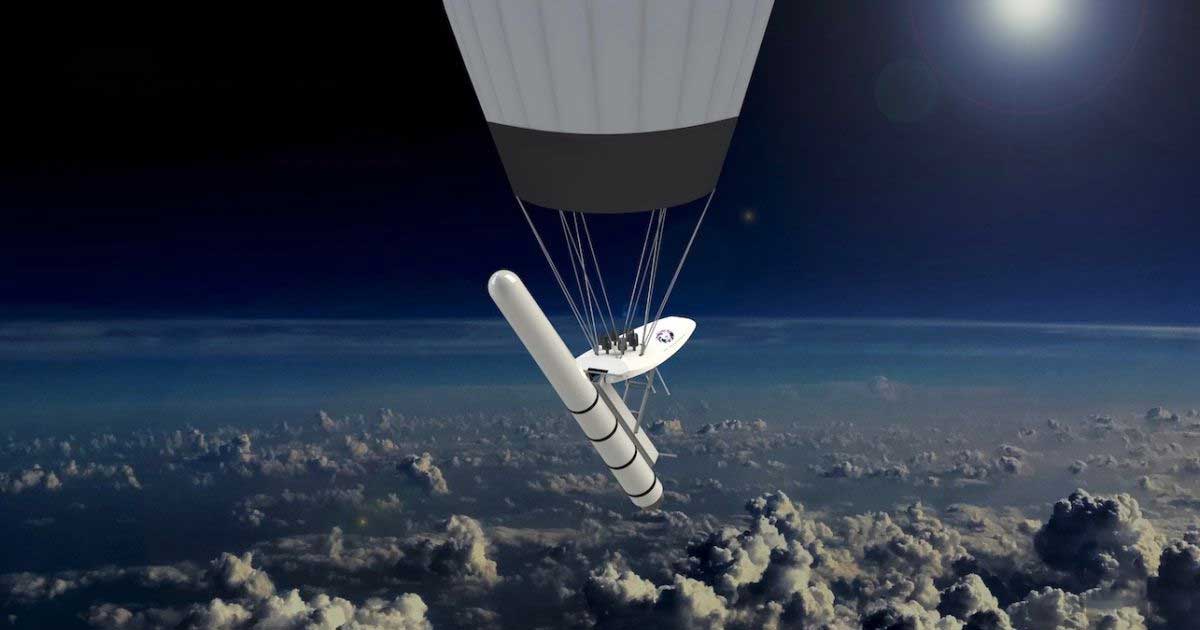 A startup is developing a system that could allow spacecraft and satellites to launch after being dropped from a massive hot-air balloon at 60,000 feet.